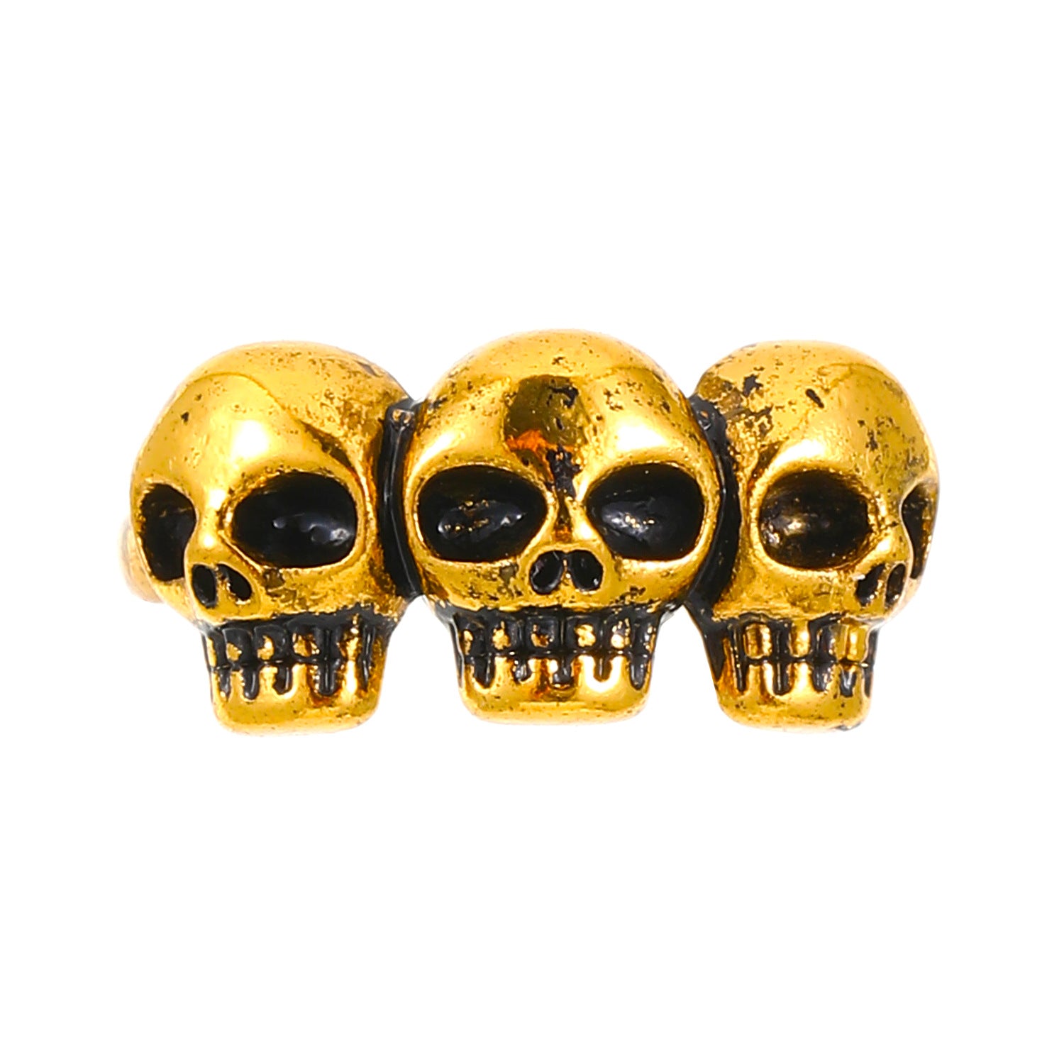 Wholesale Three skull ghost claw  ear cuffs